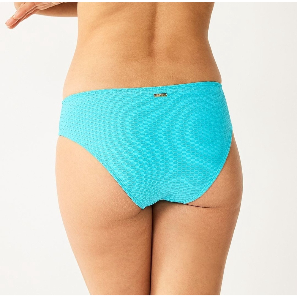 Women's Nine West Scoop Bikini Swim Bottom XL Ocean Blue NWT